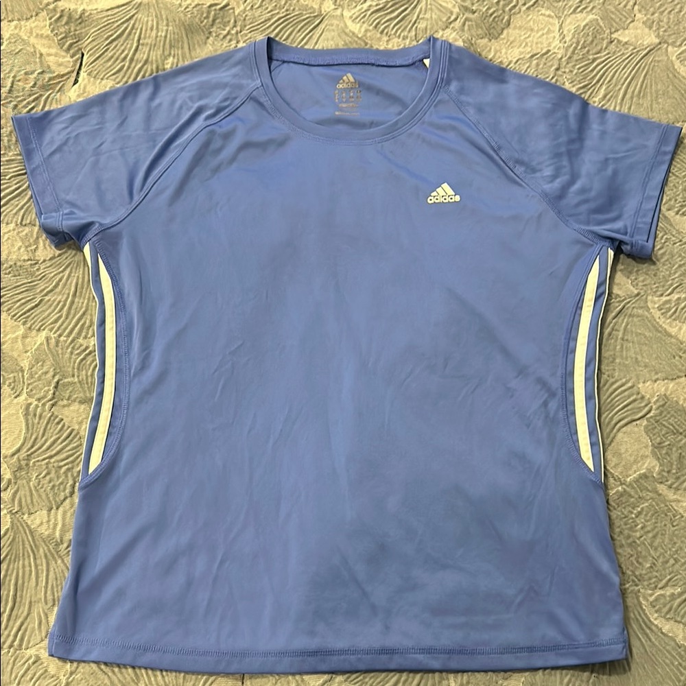 Adidas Blue Athletic T-Shirt